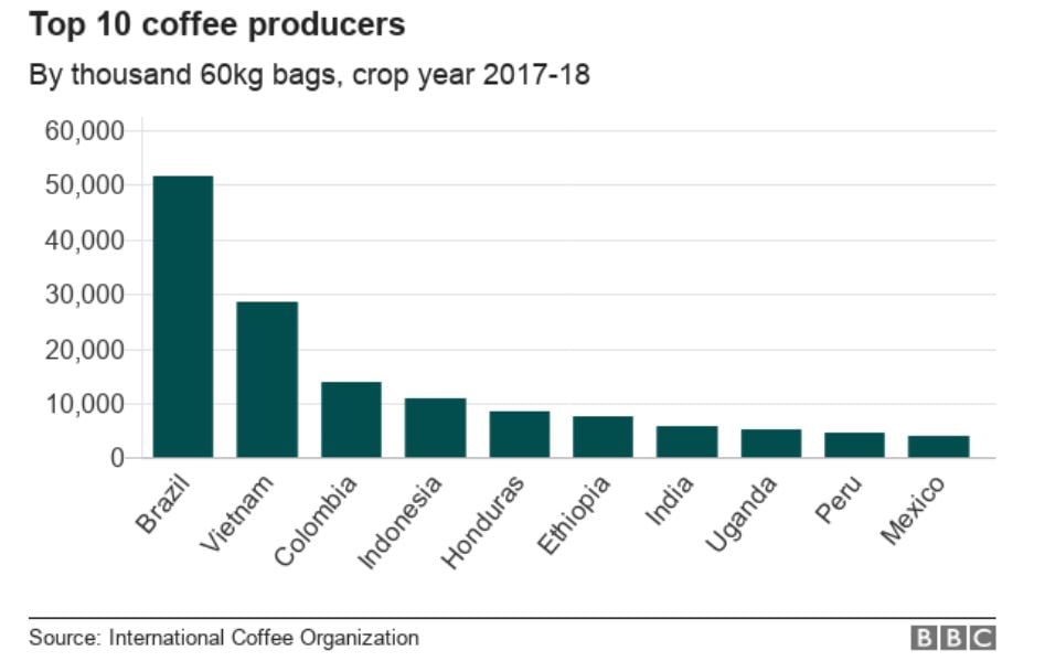 top 10 coffee producers